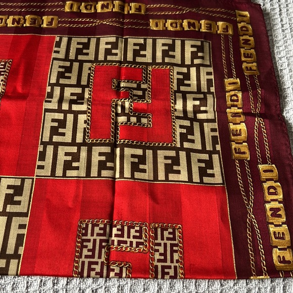 Fendi Zucca Cotton Scarf - Picture 7 of 8